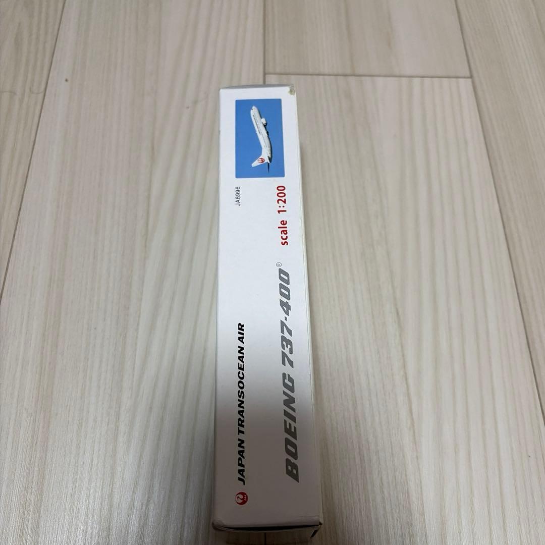 航空機・ヘリコプター JAPAN TRANSOCEAN AIR BOEING737-400 1:200