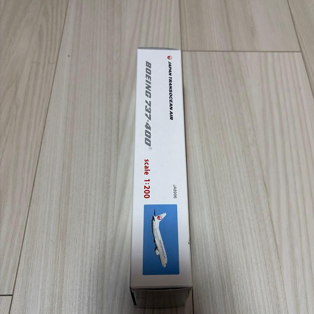 航空機・ヘリコプター JAPAN TRANSOCEAN AIR BOEING737-400 1:200