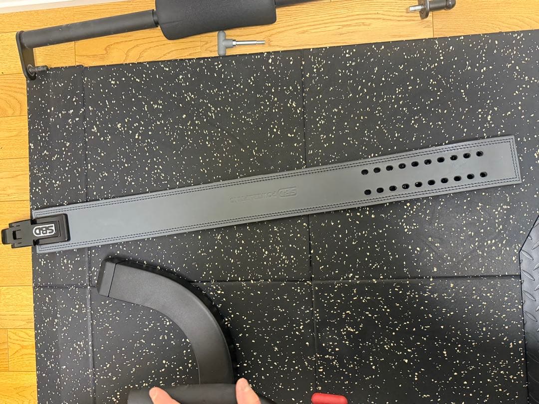 ［SBD］限定カラーForge パワーリフティングベルト10mmグレー Ｌサイズ