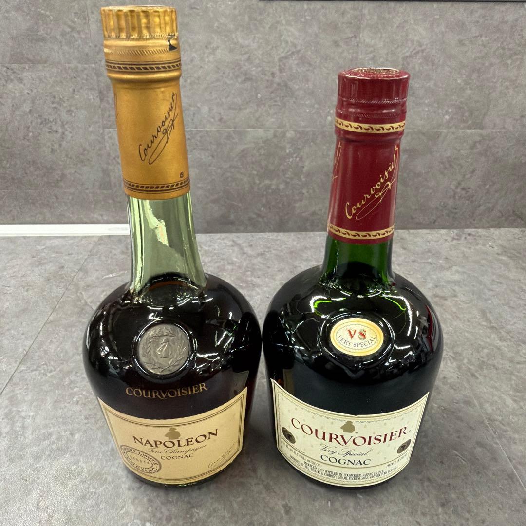 古酒　NAPOLEON　COGNAC　COURVOISIER　クルボアジェ　4本