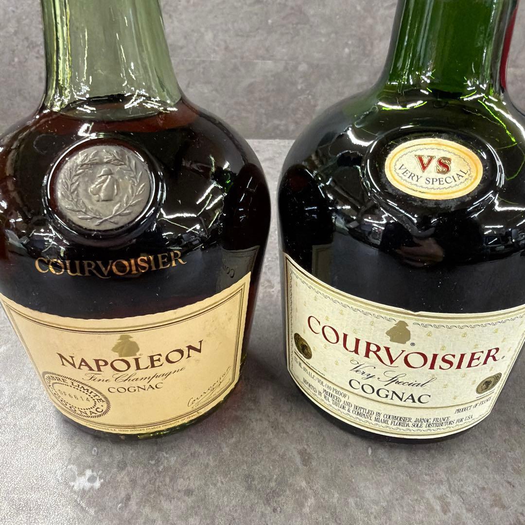 古酒　NAPOLEON　COGNAC　COURVOISIER　クルボアジェ　4本
