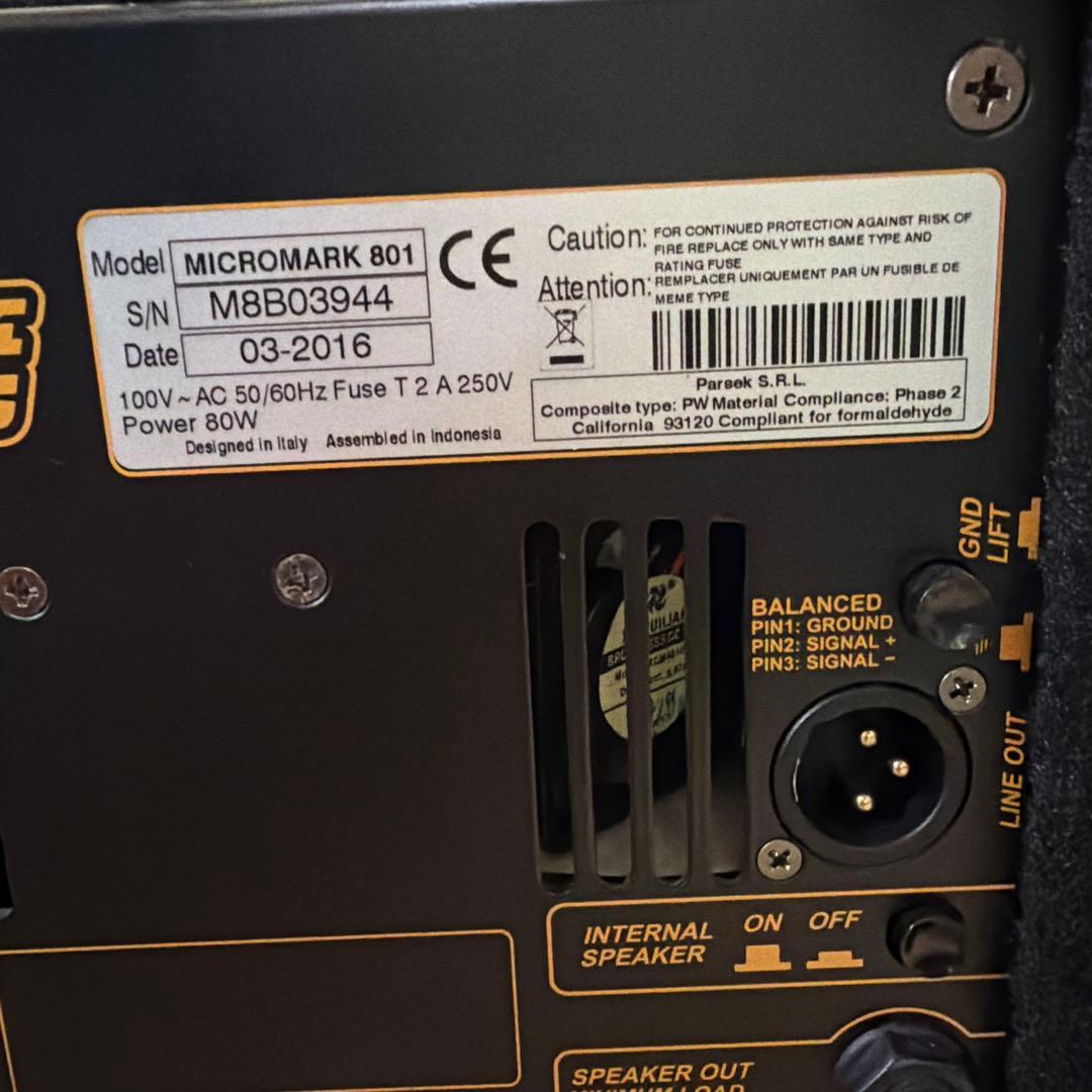 Markbass Micromark801 マークベース