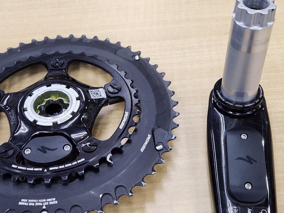 中古スペシャライズド S-works パワーメーター付きクランクセット BB30