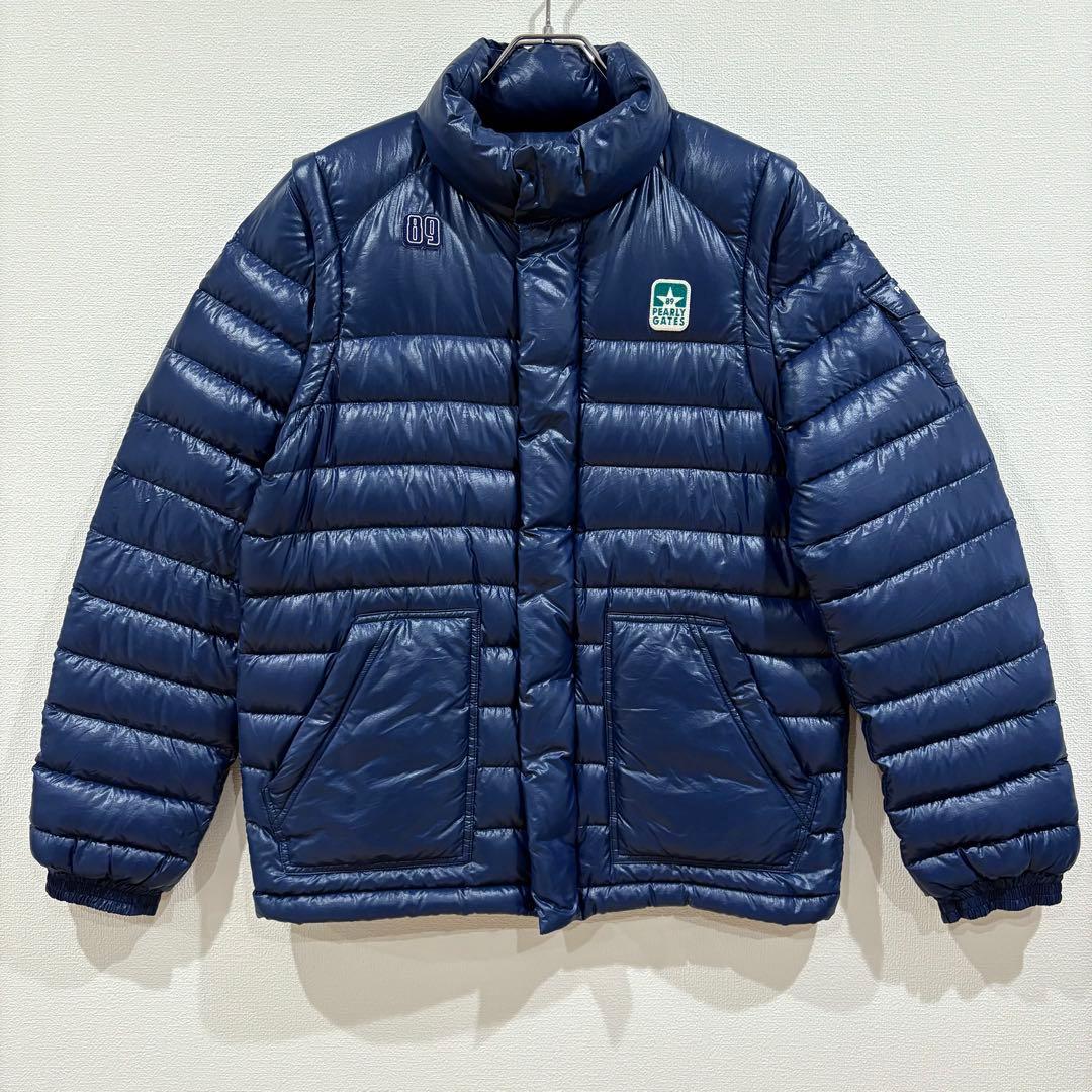 パーリーゲイツ　ダウンジャケット　ブルー　PEARLYGATES 5 2way