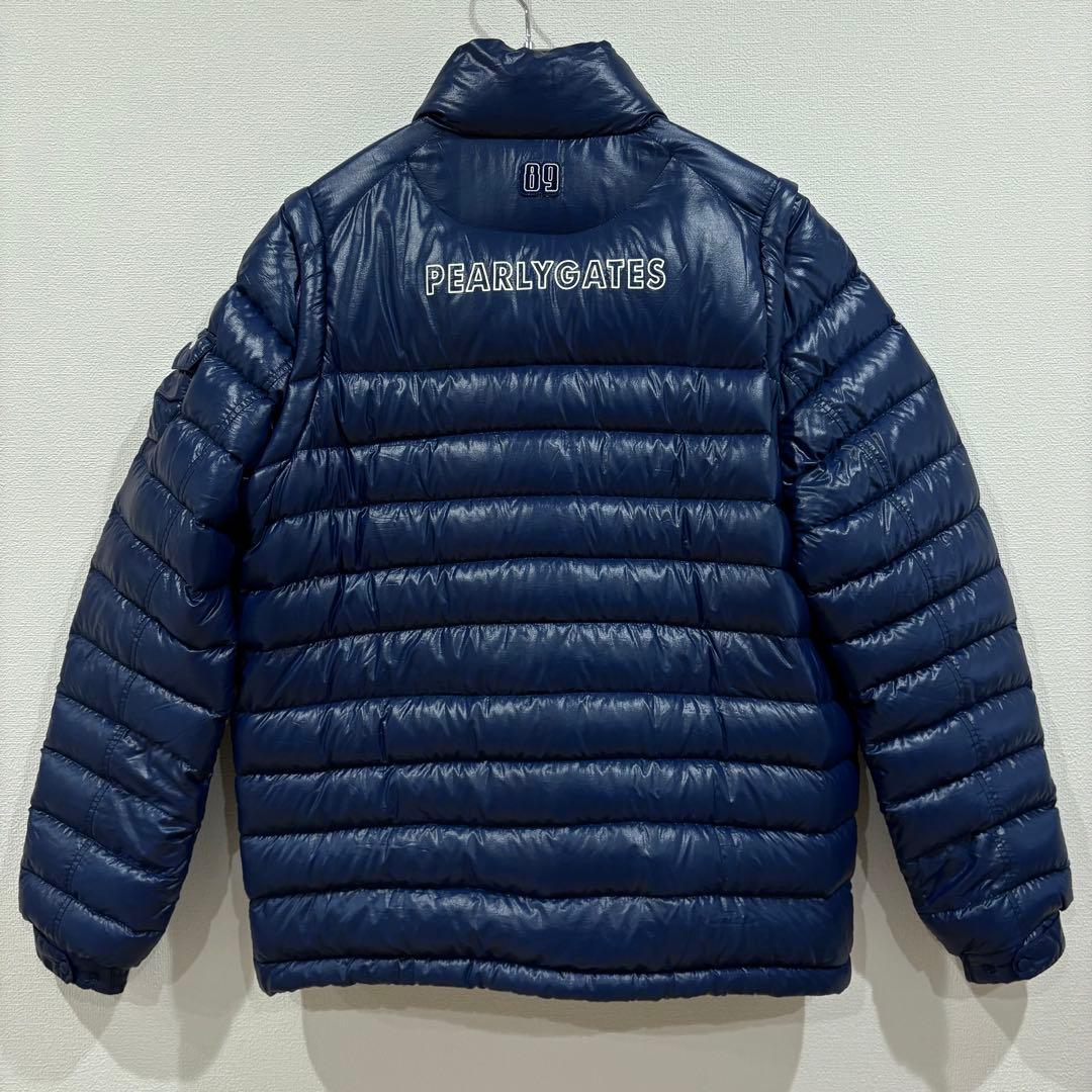 パーリーゲイツ　ダウンジャケット　ブルー　PEARLYGATES 5 2way