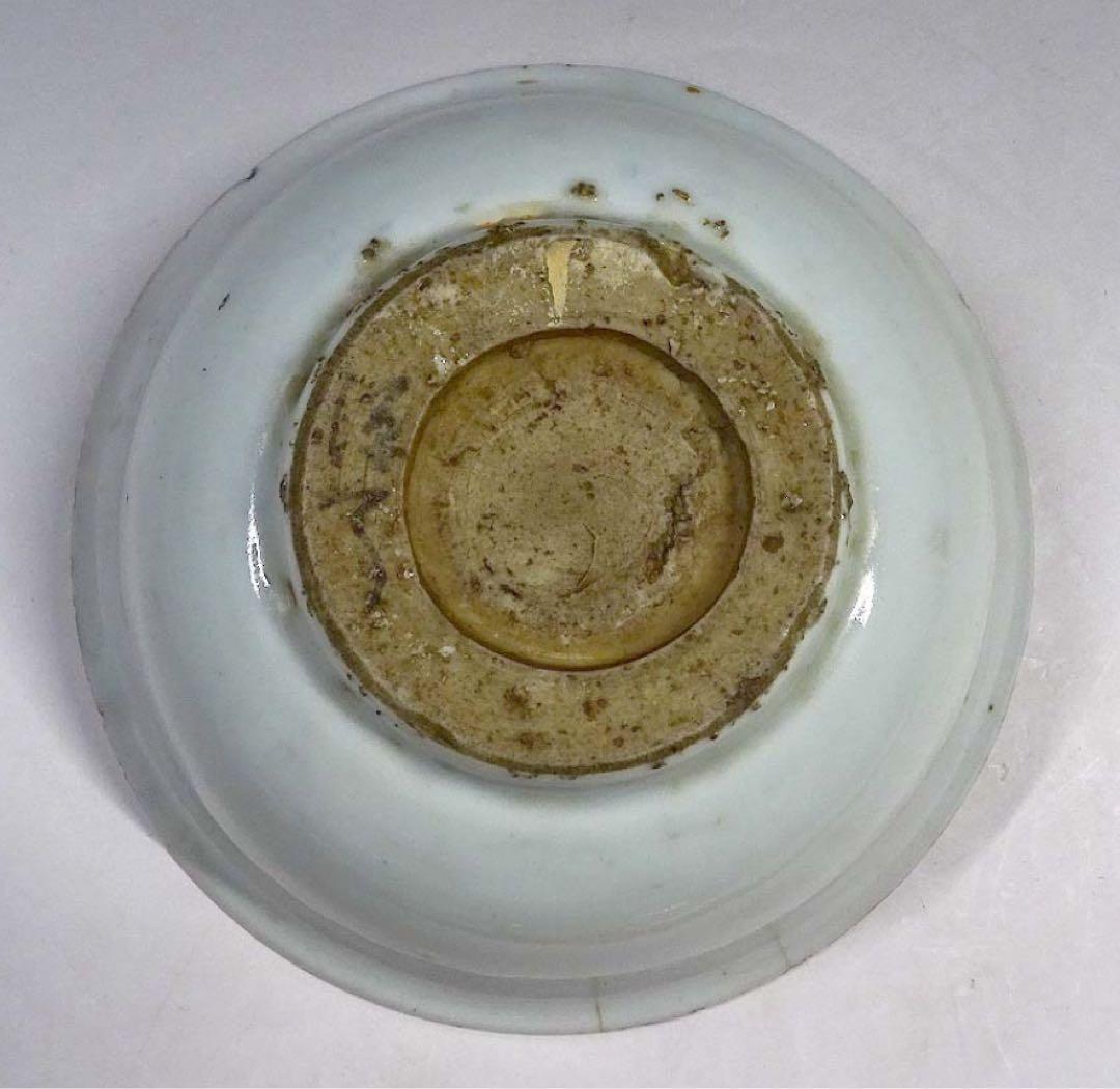 中国 明朝 古染付 梅花文様 魯山人 愛玩 向付 懐石 茶道 骨董 古美術