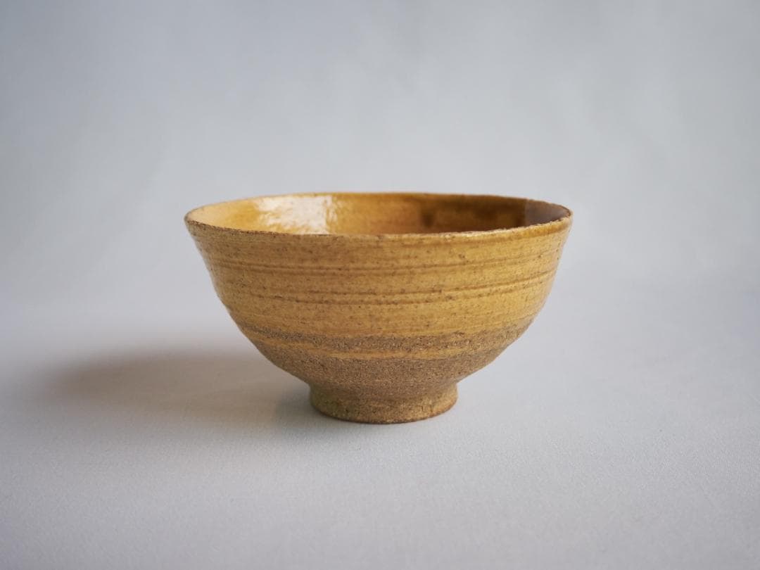 4代清風与平造『伊羅保茶碗』（共箱）