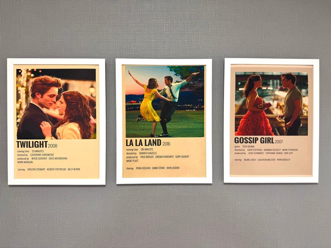 No.296フレーム付きキャンバスアート　映画ポスター　ゴシップガール　絵画