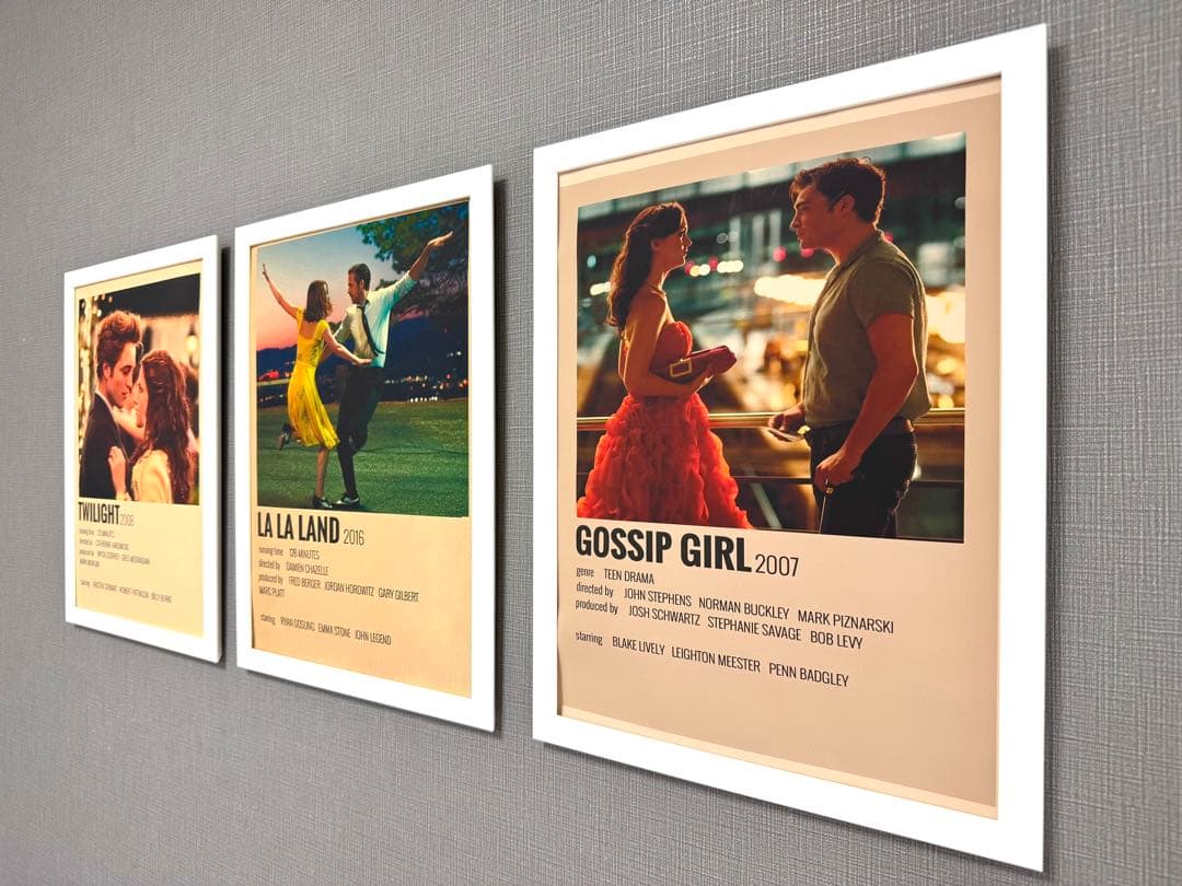 No.296フレーム付きキャンバスアート　映画ポスター　ゴシップガール　絵画