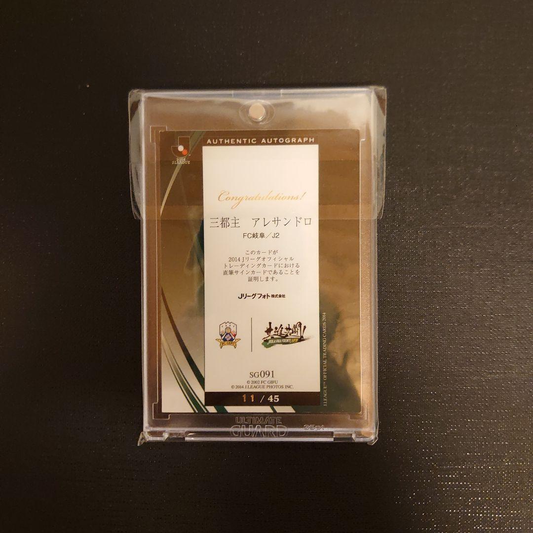 2014 Jリーグ FC岐阜 三都主アレサンドロ 直筆サインカード