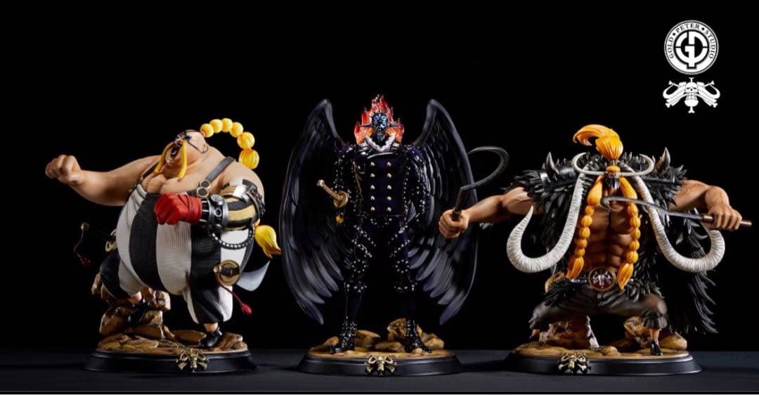 ワンピース  GPS -STUDIO キング クイーン ジャック3点フィギュア