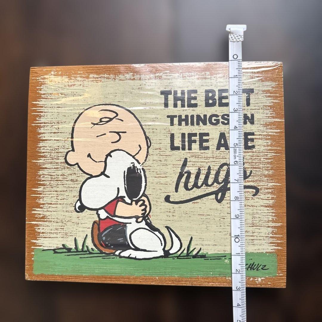 スヌーピー木製アート　レア　レトロ　海外