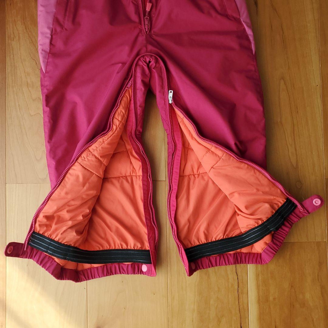 mont-bel モンベル パウダーカバーオール　キッズ　110　ピンク