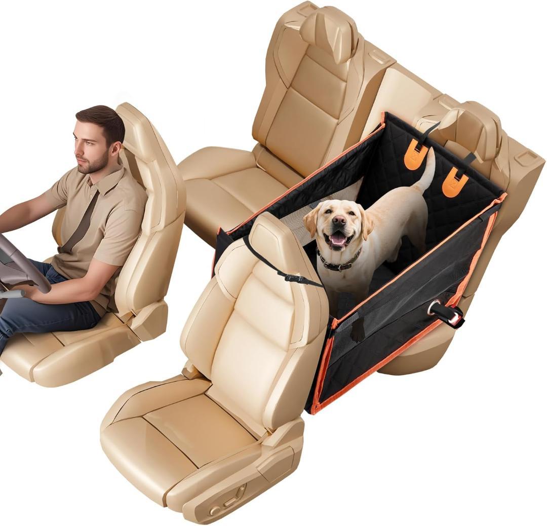 NICEUS 【2025新型】ペットドライブシート 折りたたみ式(ブラック L)