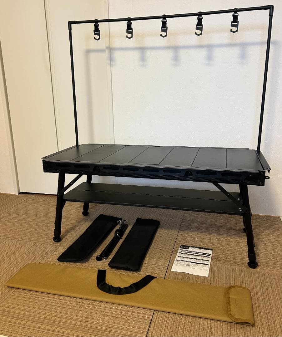 WAQ MULTI IRON TABLE パネル式アイアンテーブル 折りたたみ式