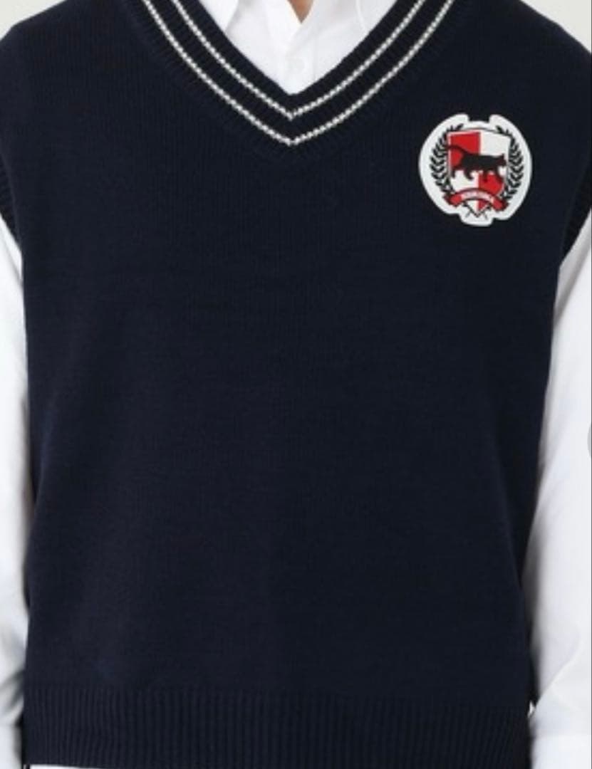 ハイキュー!!×ZOZOTOWN SHIRTS&KNIT VEST SET 音駒