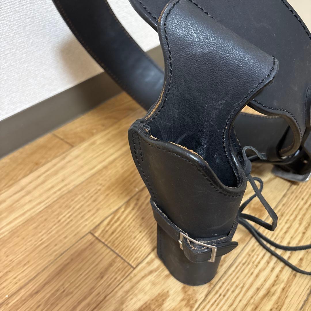 イースト.A ウエスタンガンベルト　黒