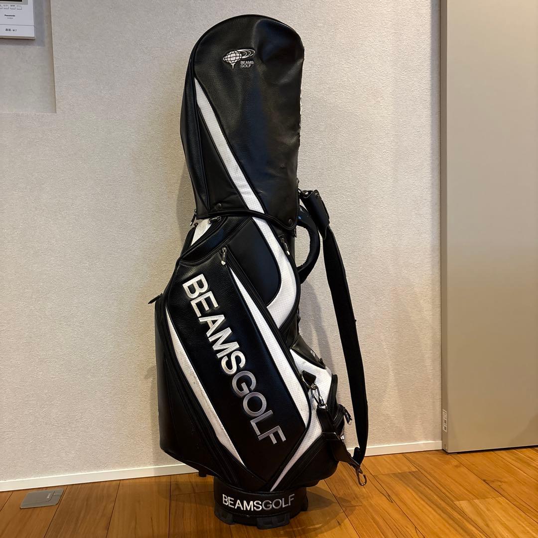 BEAMS GOLF / ツアープロ キャディバッグ 同タイプヘッドカバーセット