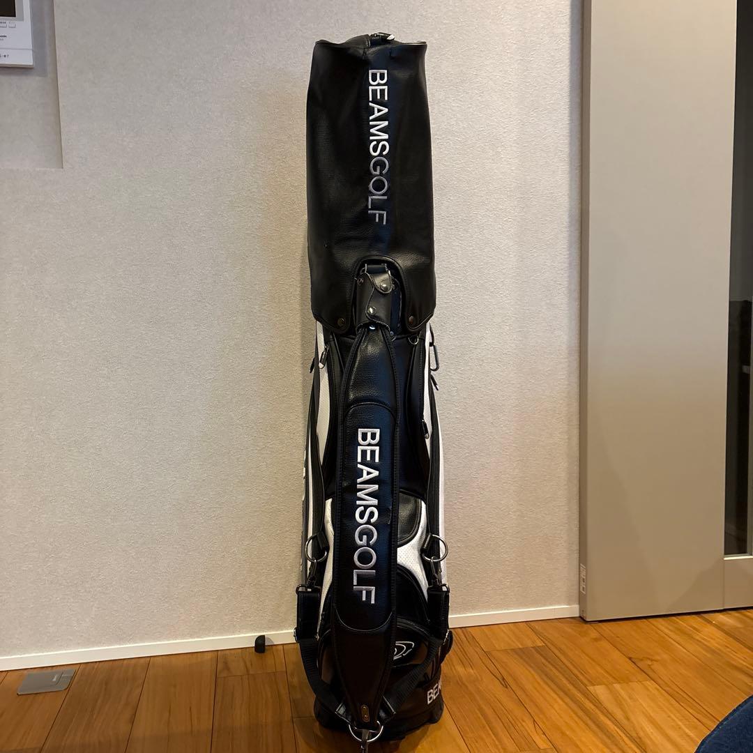 BEAMS GOLF / ツアープロ キャディバッグ 同タイプヘッドカバーセット