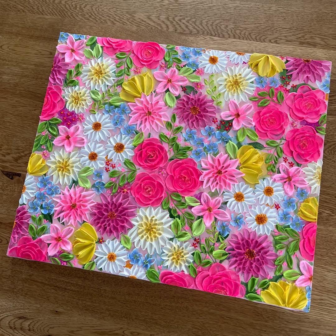 花の絵 花柄 ボタニカルアート 絵画 ガーデニング 庭 花 フラワー