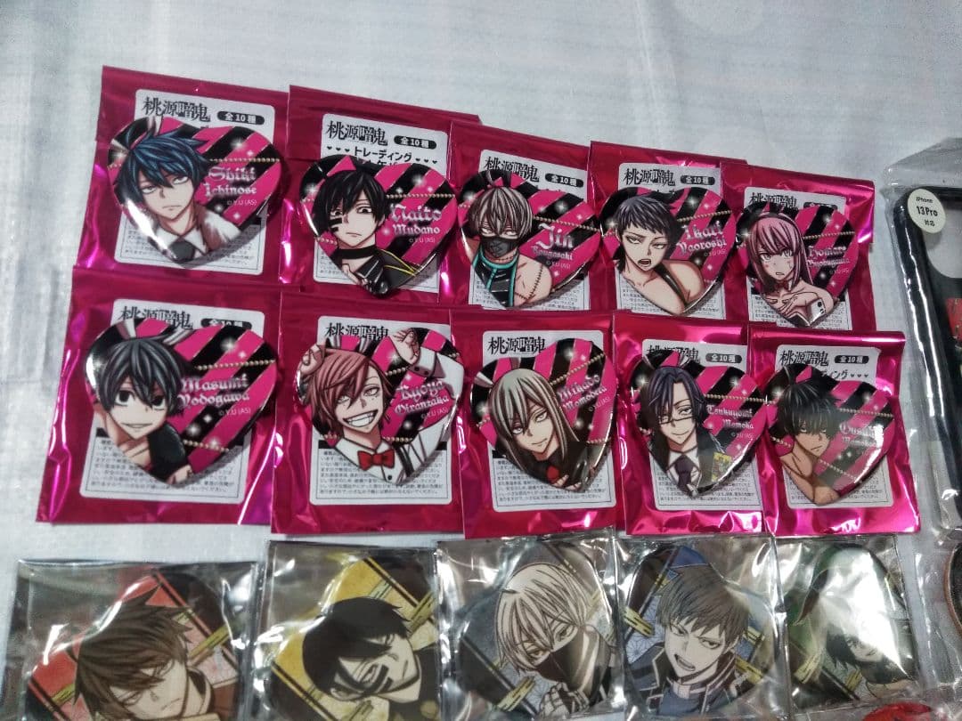 桃源暗鬼 缶バッジ レザーバッジ アクリルキーホルダー 他 まとめ売り