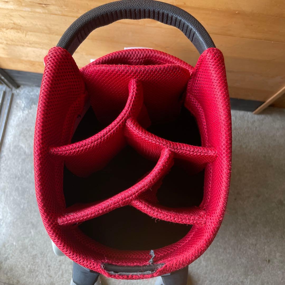 PEARLY GATES ゴルフキャディバッグ 89 赤　白　パーリーゲイツ