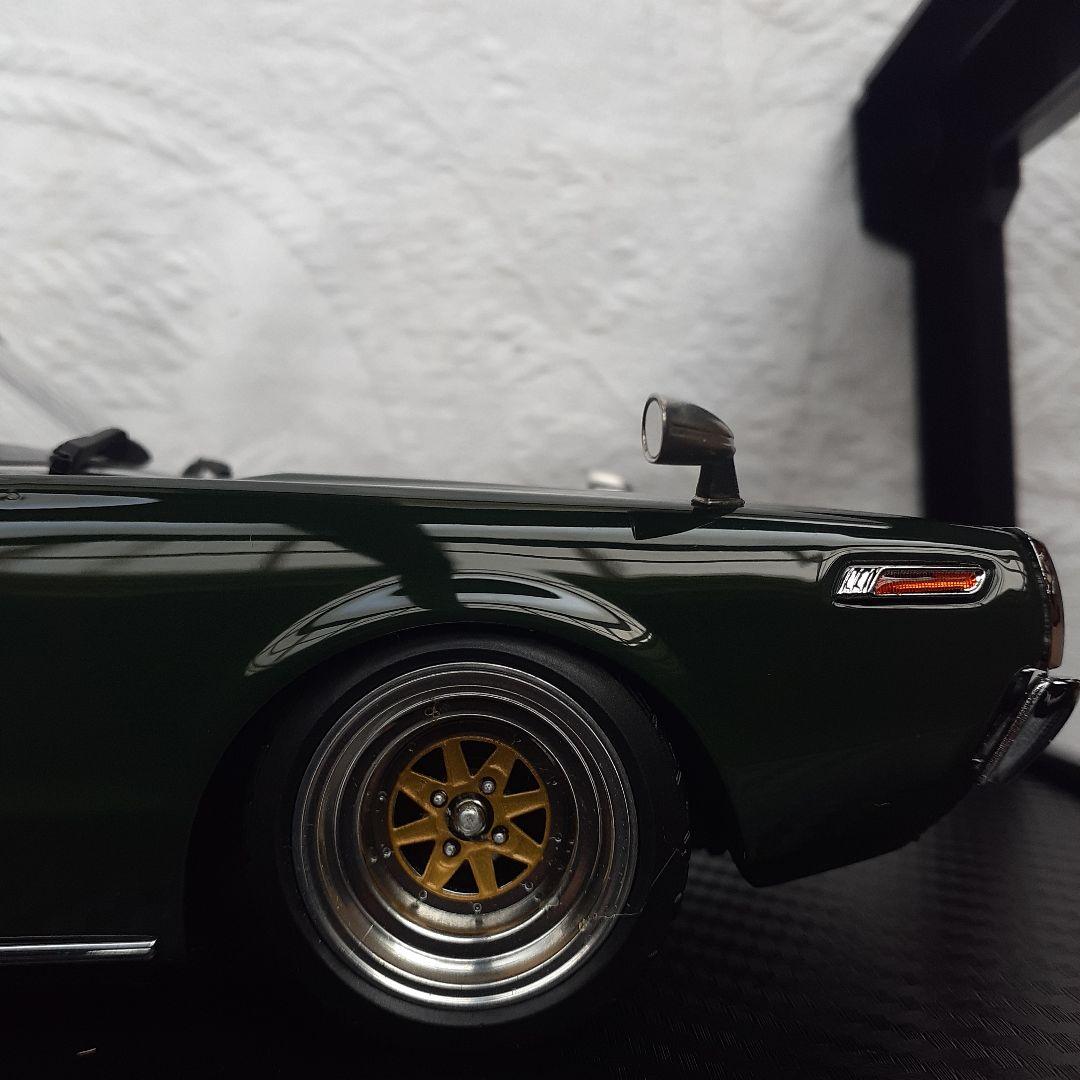 イグニッションモデル　ケンメリ4ドアGT-X 1/18グリーン　ig0971