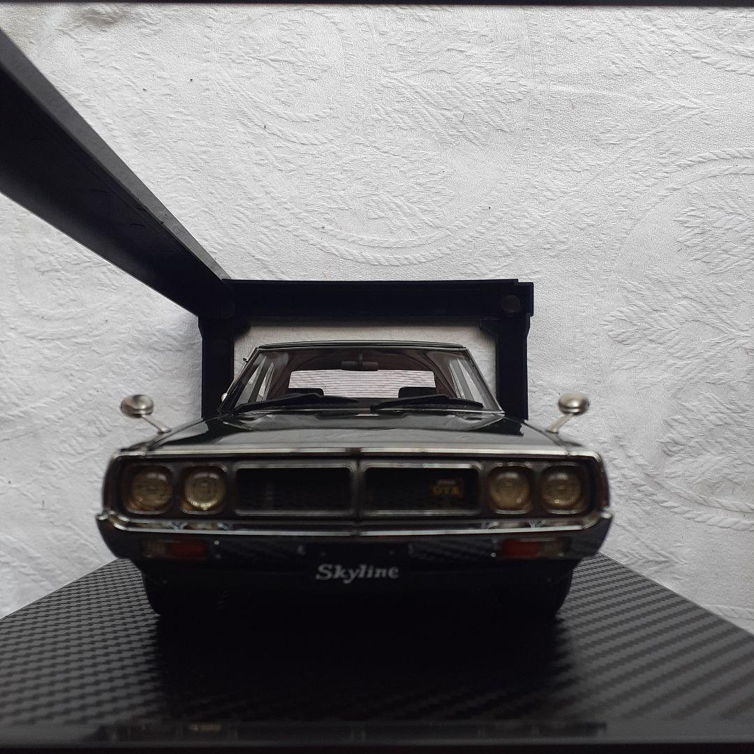 イグニッションモデル　ケンメリ4ドアGT-X 1/18グリーン　ig0971