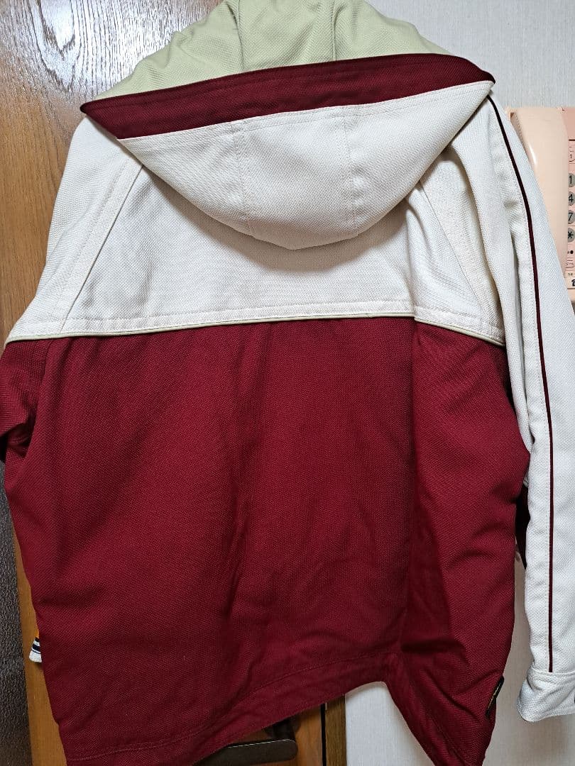 スキーウェア一式 ellesse 赤白上下 グローブ等スキー用品おまけ付き