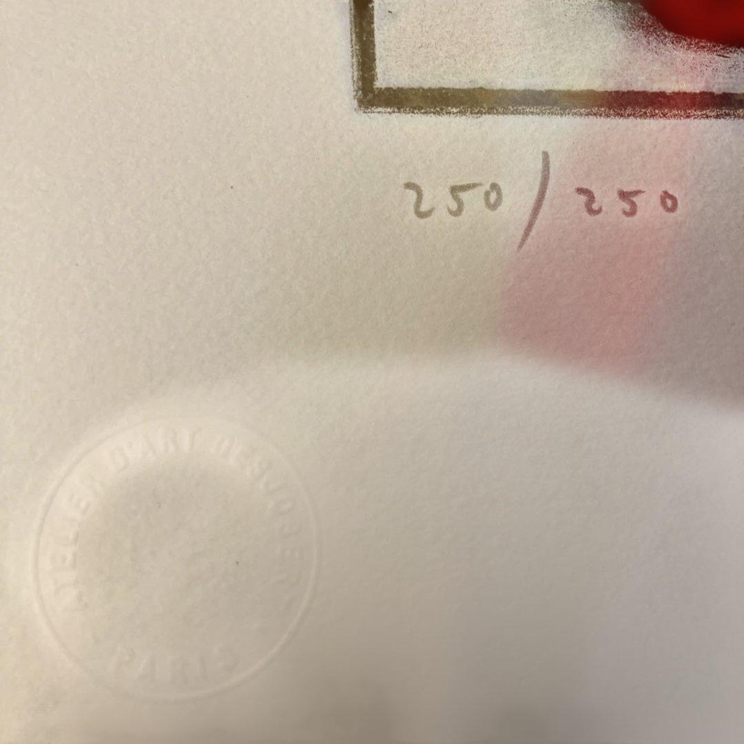 アヴィ　ファイラー　リトグラフ　花瓶の花　67枚