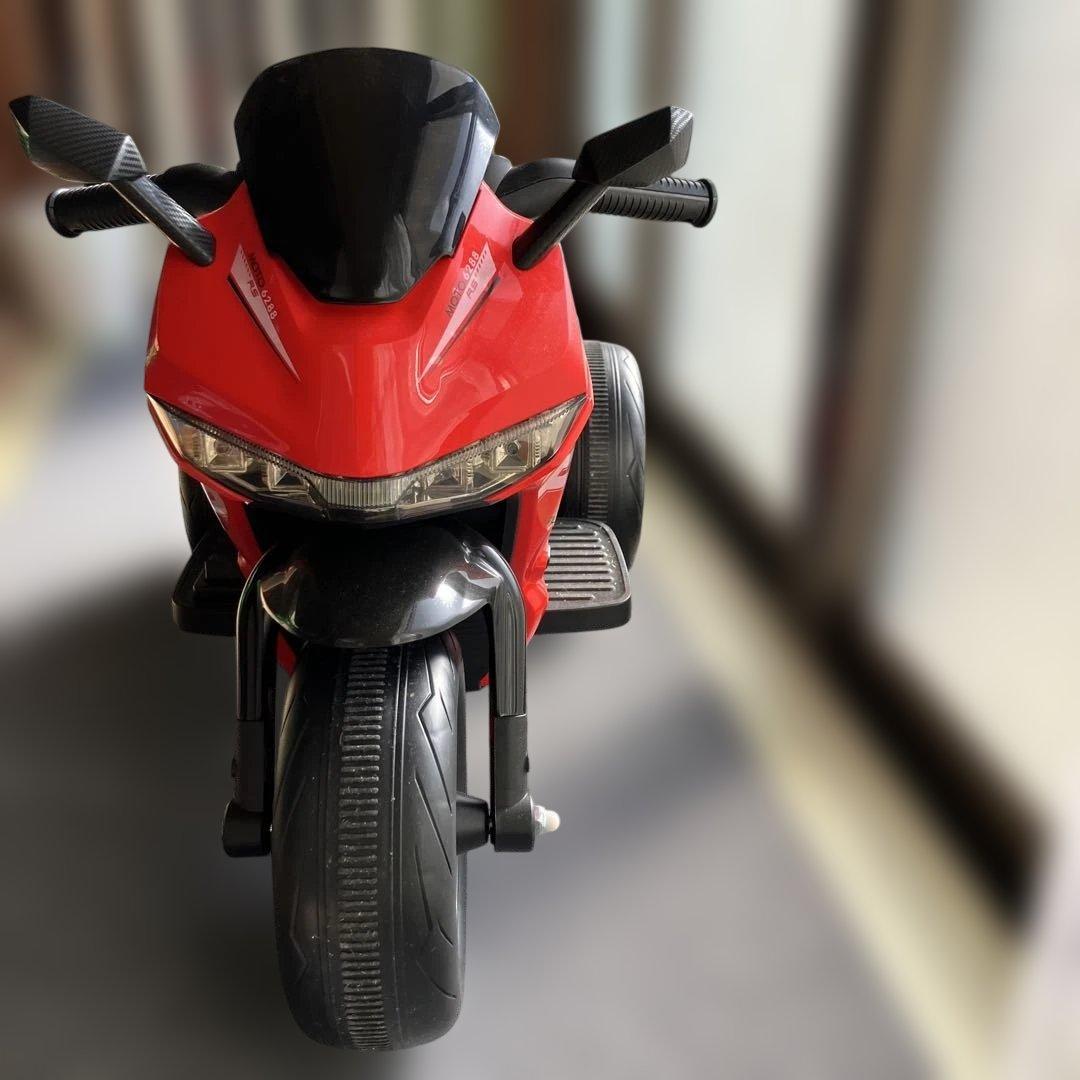 最終値下げ！ リアルでカッコイイ！　 レッド電動三輪バイBDQ-6288