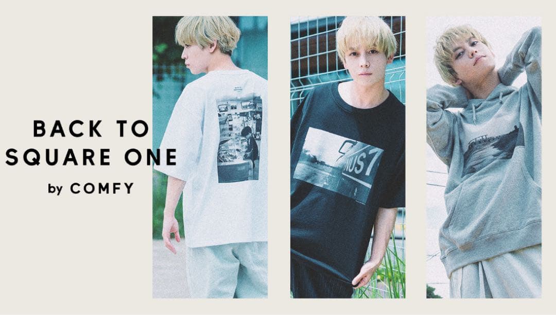 とみこ 岩岡徹 COMFY パーカー グレー