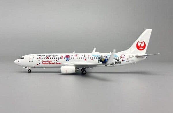 【新品】JAL 737-800 ガンダム EXPO JA342J 1/400