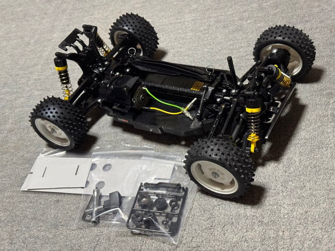 カスタムベース等に！タミヤTT-02Bシャーシ モーター付・若干OP装着車