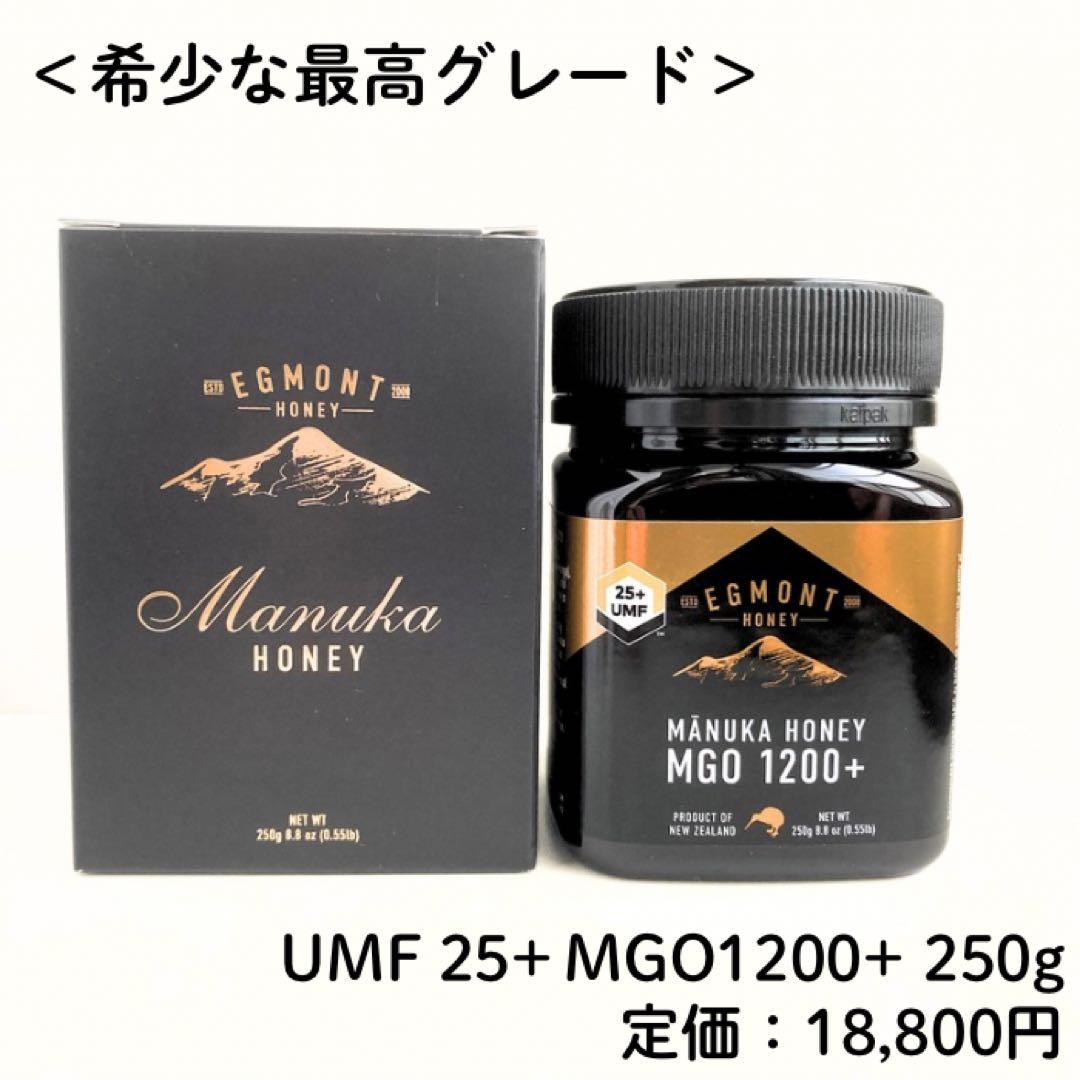 【希少な最高グレード】エグモント マヌカUMF25+/MGO1200+ 250g