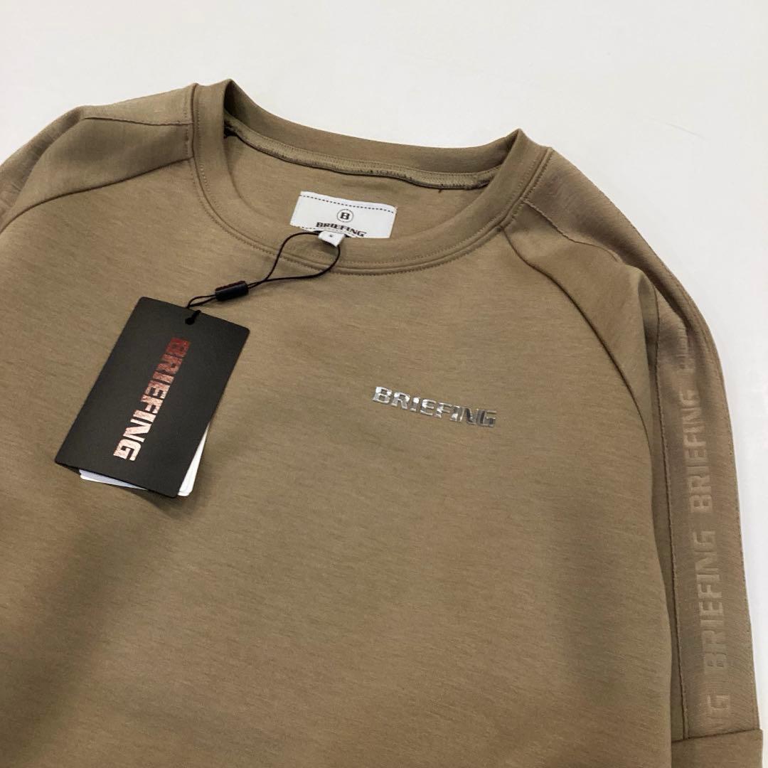 BRIEFING 新品　WS WARM LOGO LINE CREWNECK S