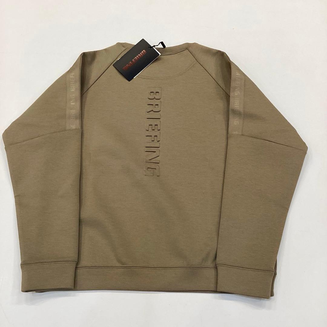 BRIEFING 新品　WS WARM LOGO LINE CREWNECK S