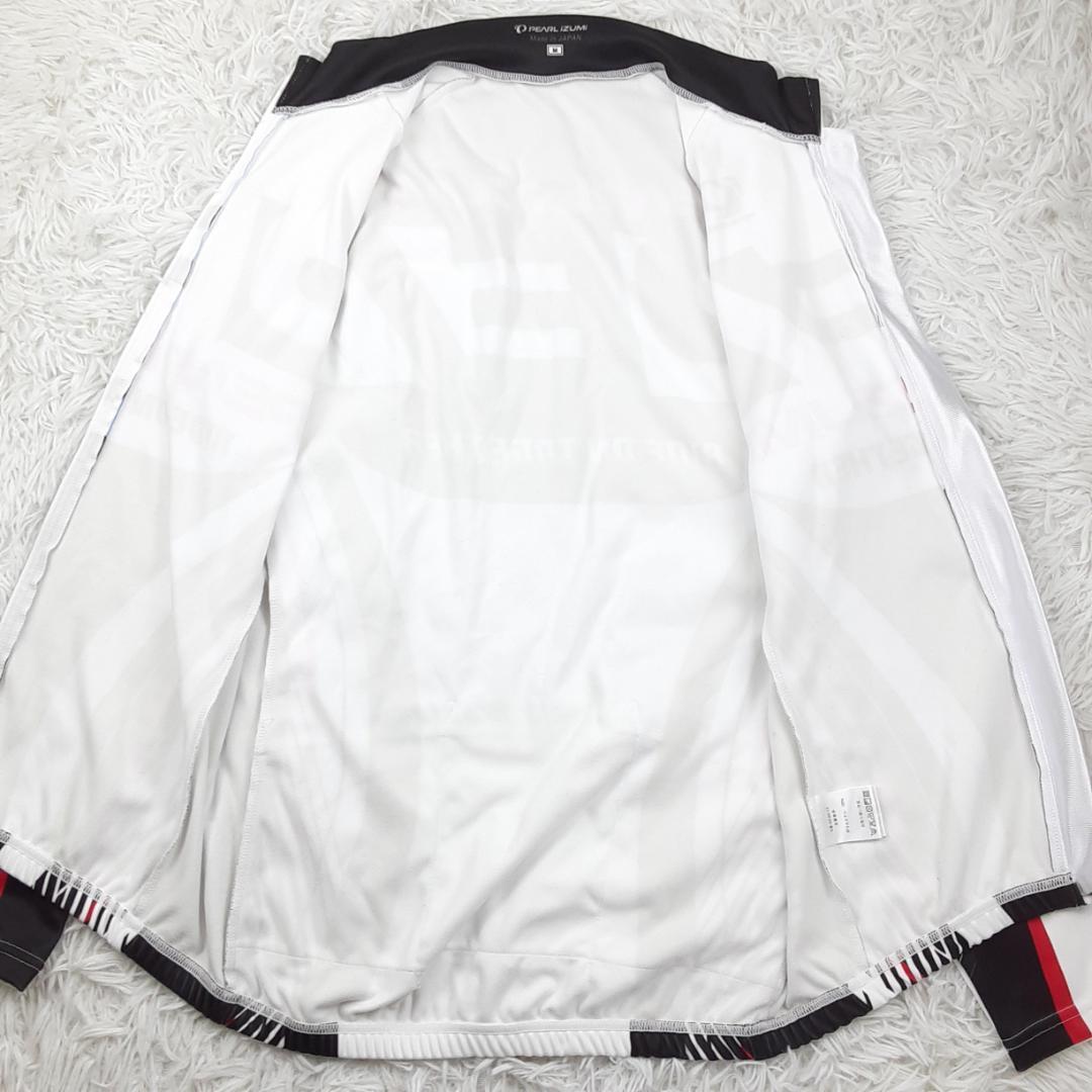 美品◎Pearl Izumi パールイズミ サイクリングウェアセットアップ 白黒