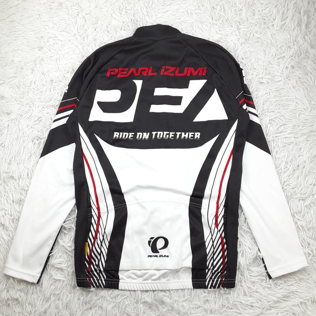 美品◎Pearl Izumi パールイズミ サイクリングウェアセットアップ 白黒