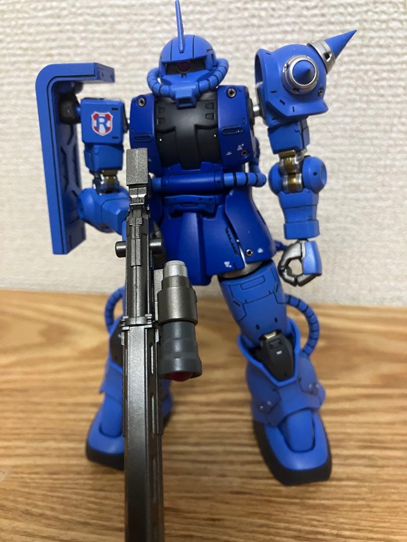 HG THE ORIGIN シャアザク　ランバラルカラー　改修塗装済完成品