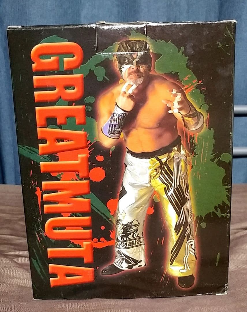 グレートムタ 胸像 双龍ver. 直筆サイン入りポストカード付き スタチュー