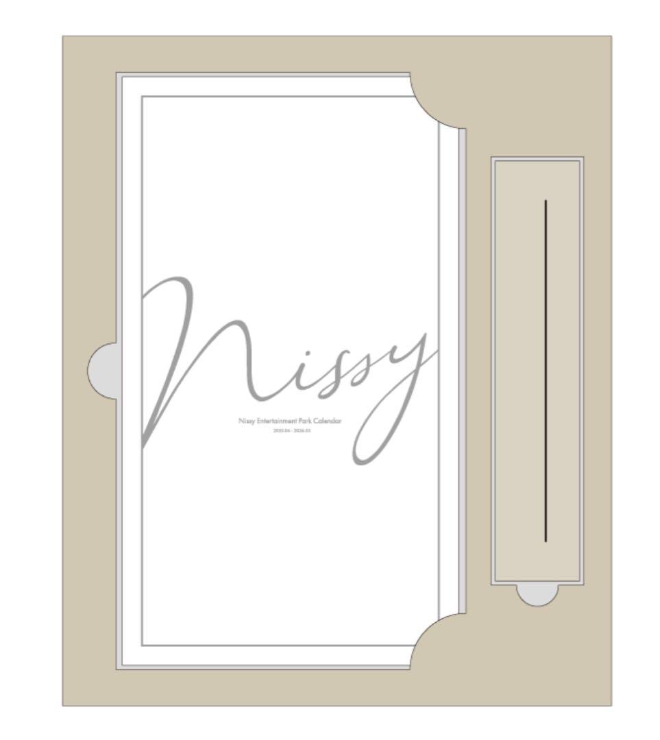 ぬ*ん様 卓上カレンダー　Nissy Calendar 2025