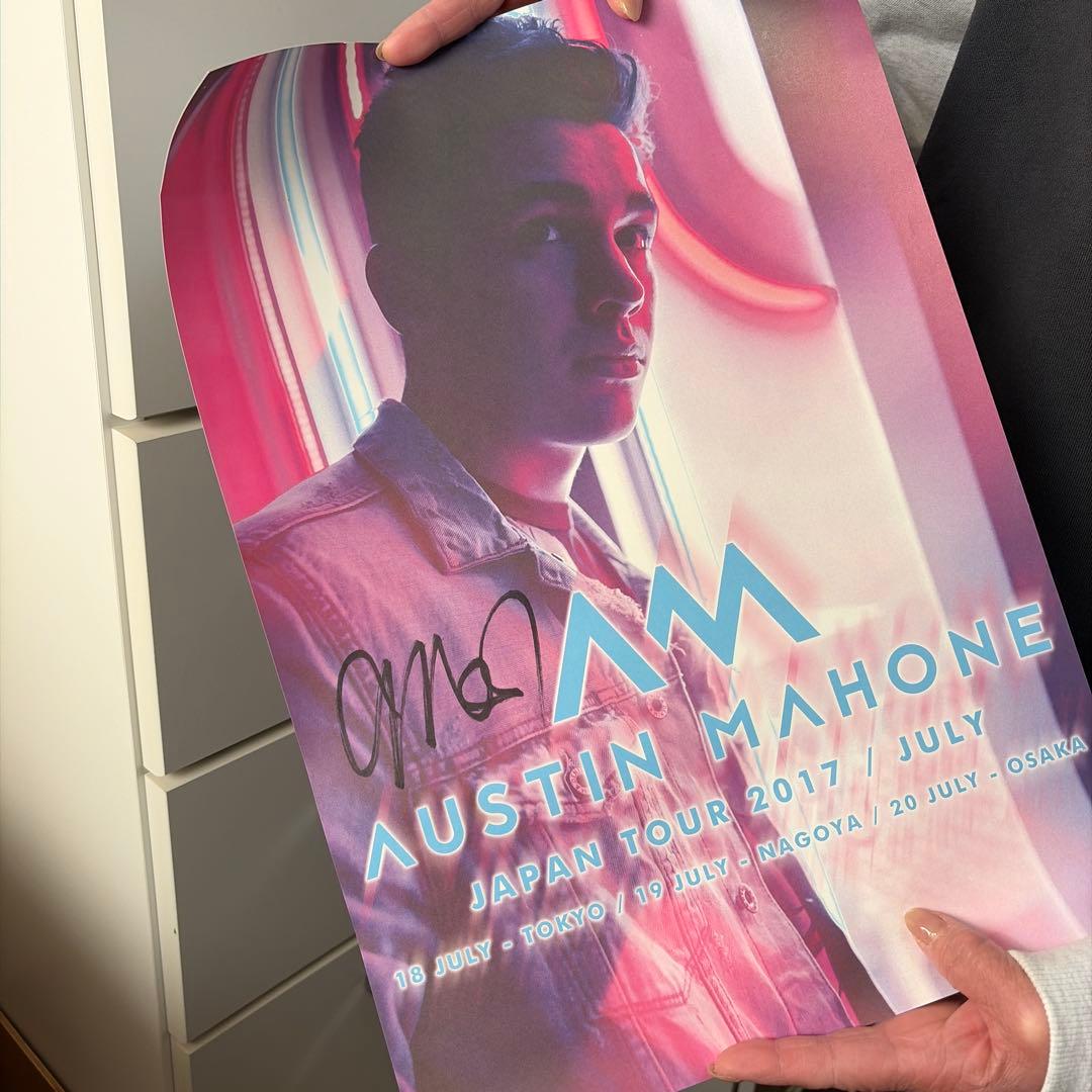 オースティン・マホーン サイン入りポスター