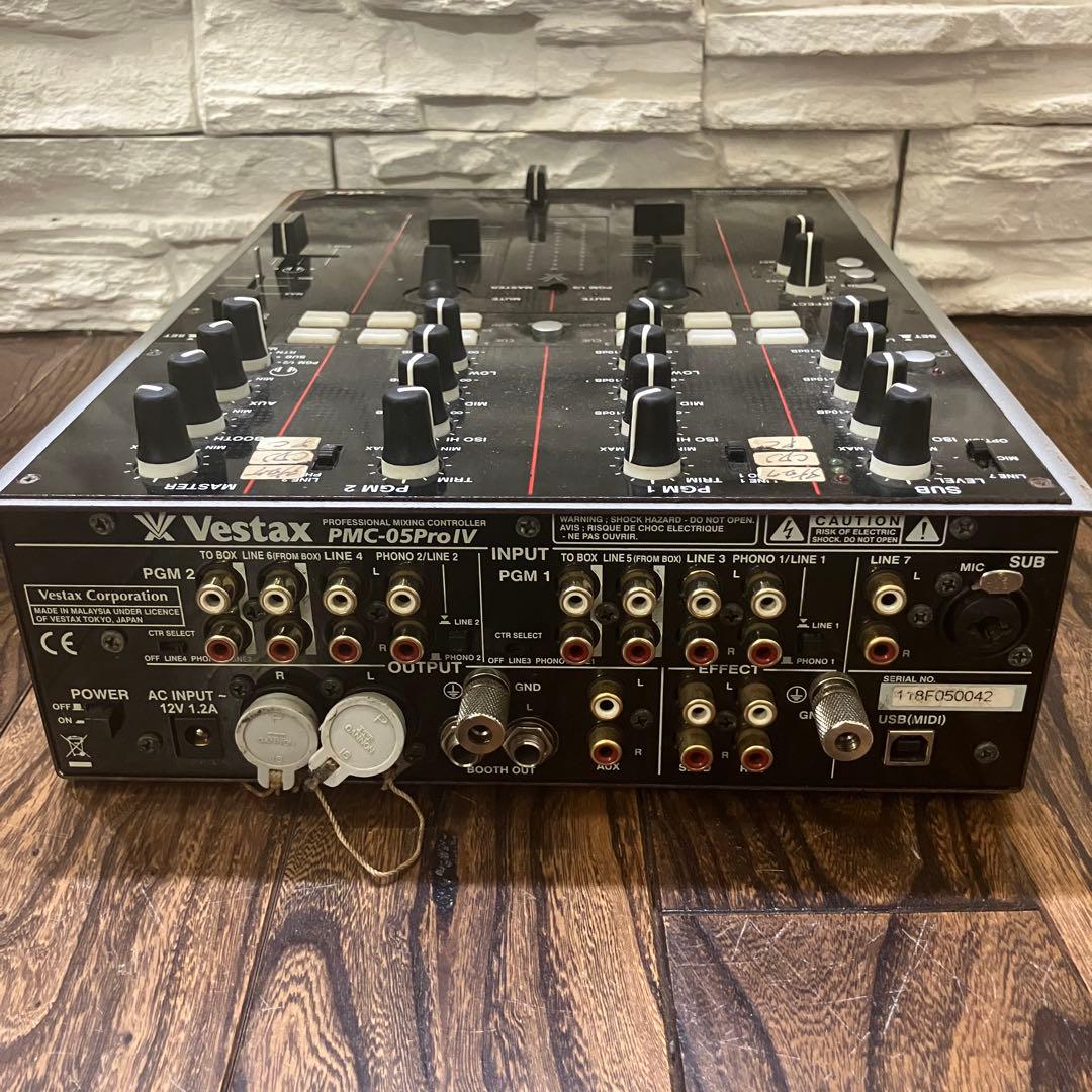 Vestax PMC-05ProIV DJミキサー　　　　　　　　　【2515】