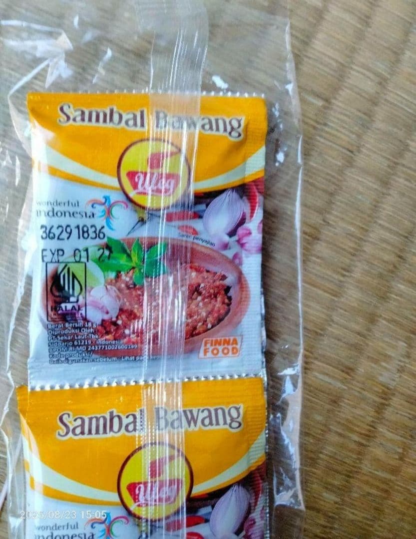 ULEG Sambal サンバル Ijo-Bawang-Terasi-380袋