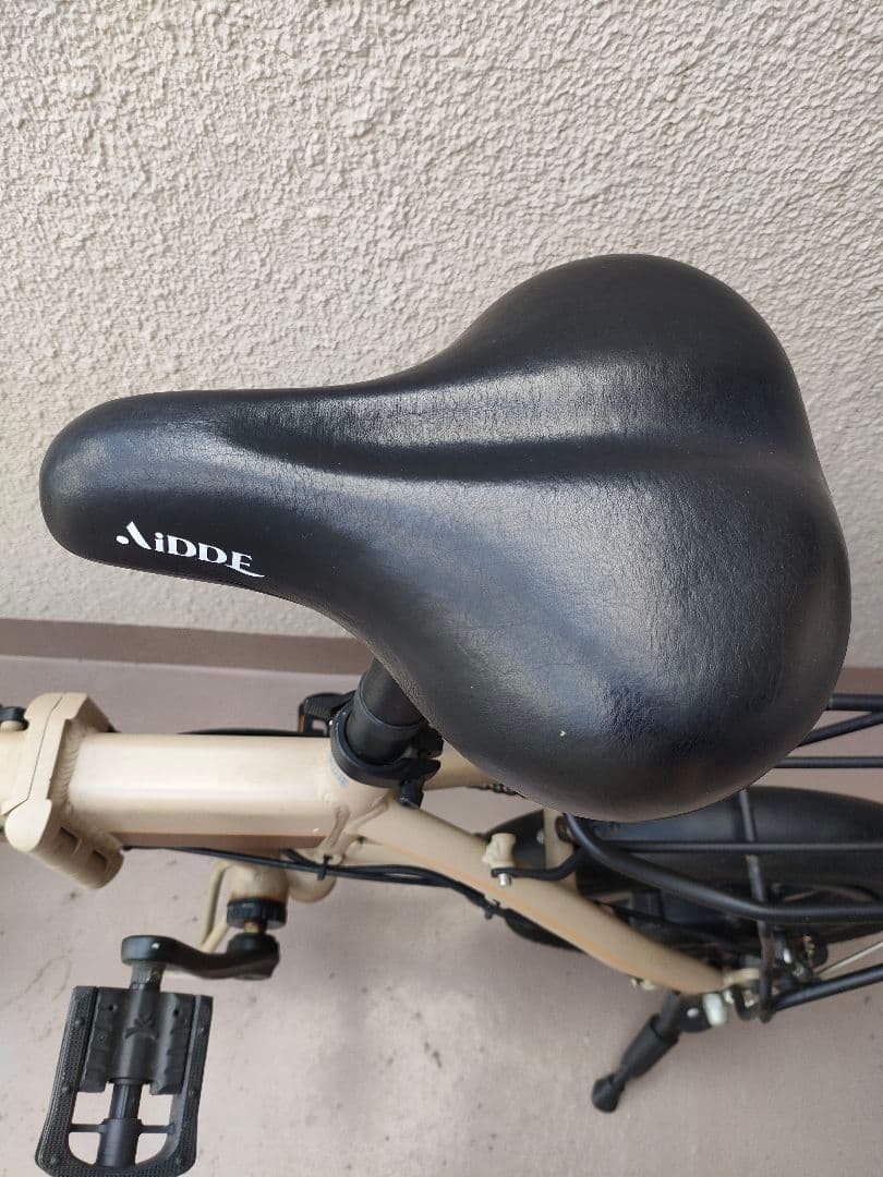 AiDDE：折畳み電動アシスト自転車_14インチ/後輪パンク/送料込/おまけ付