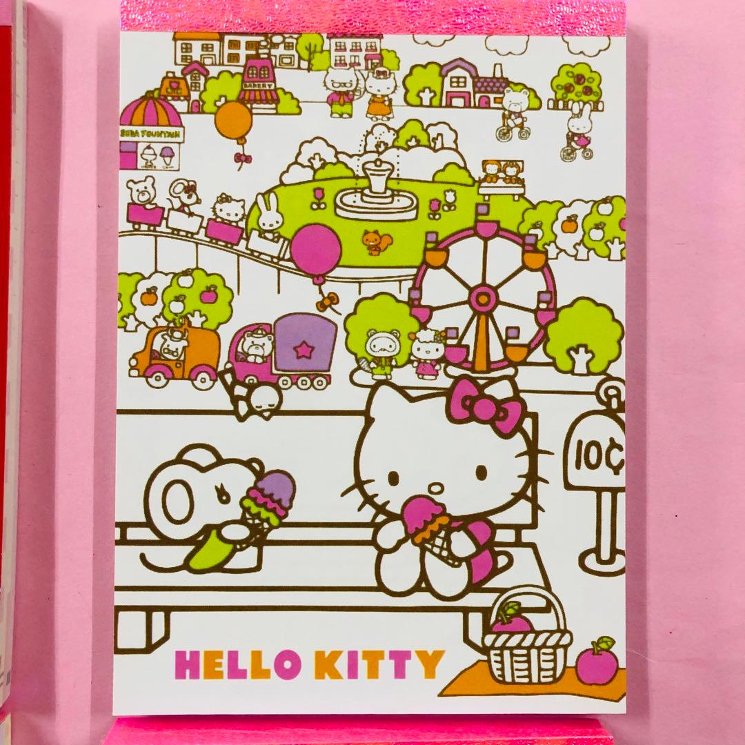 2008年製 レア★ハローキティ ボリュームメモ 4冊まとめセット⑦