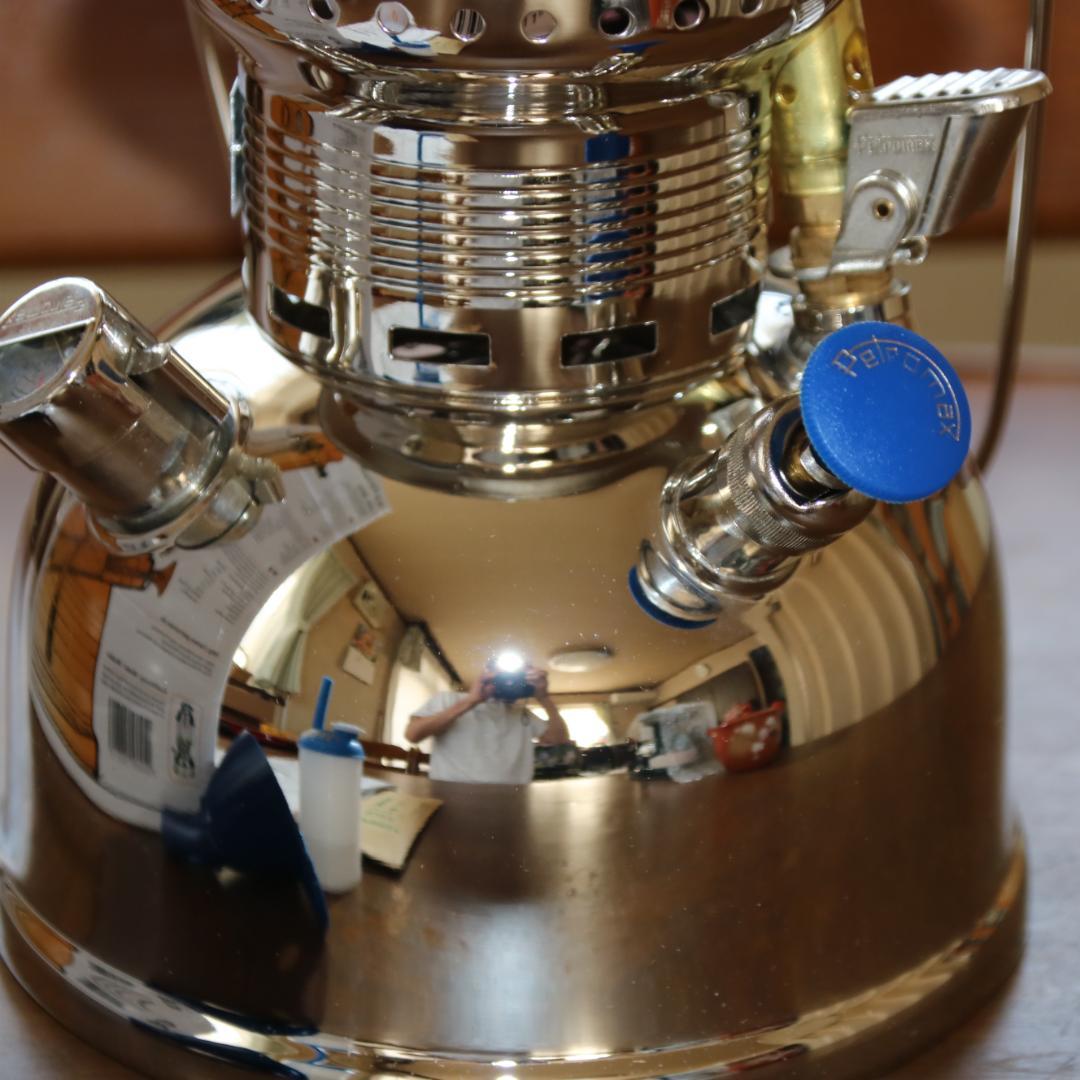 新品未使用　ペトロマックスHK500　灯油ランタン　カラー：ニッケル　正常機能品