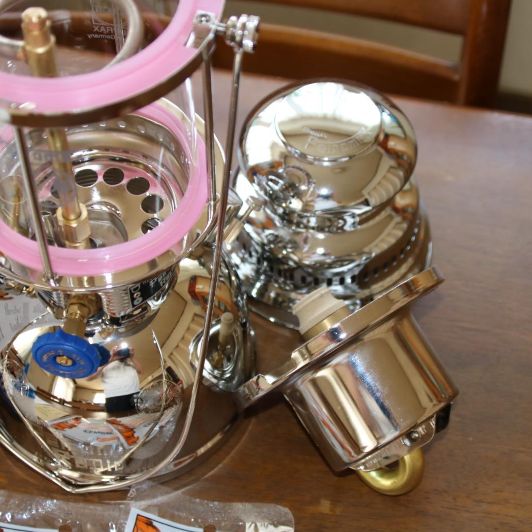 新品未使用　ペトロマックスHK500　灯油ランタン　カラー：ニッケル　正常機能品