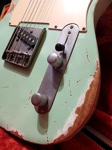 ❆LaquerFinish SurfGreen Relic Telecaster